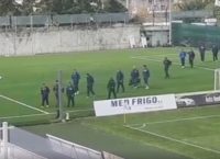 H πρώτη βόλτα του Άρη στο γήπεδο της Πάτρας (vid)