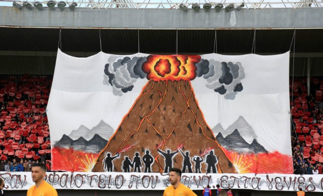 Φοβερό coreo από τους οπαδούς της Παναχαϊκής (pic)