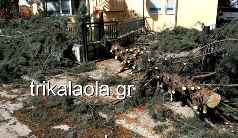 Τρίκαλα: Σάρωσε τα πάντα στο πέρασμά της η κακοκαιρία (pics &vid)