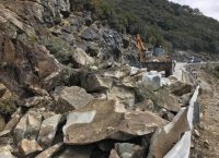 Τρίκαλα: Καταπτώσεις βράχων λόγω κακοκαιρίας