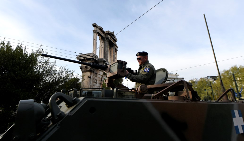Η στρατιωτική παρέλαση για την 25η Μαρτίου στην Αθήνα