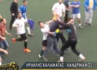 Ατελείωτο ξύλο σε γήπεδο της Καλαμάτας μεταξύ ποδοσφαιριστών