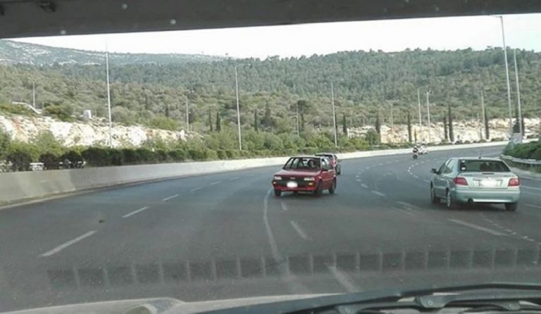 Οδηγός πήγαινε ανάποδα στον Περιφερειακό Υμηττού (pic)