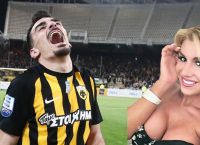 Ξανθιά θεά “τρελάθηκε” στο γκολ του Λάζαρου
