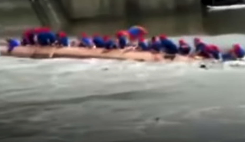 Κίνα: Πνίγηκαν 17 κωπηλάτες – Ανατράπηκαν οι βάρκες τους (vid)