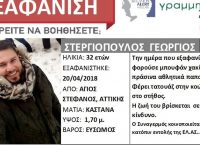 Νεκρός εντοπίστηκε ο Γιώργος Στεργιόπουλος