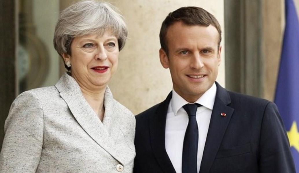 Brexit: Συνάντηση Μακρόν – Μέι για τις διαπραγματεύσεις