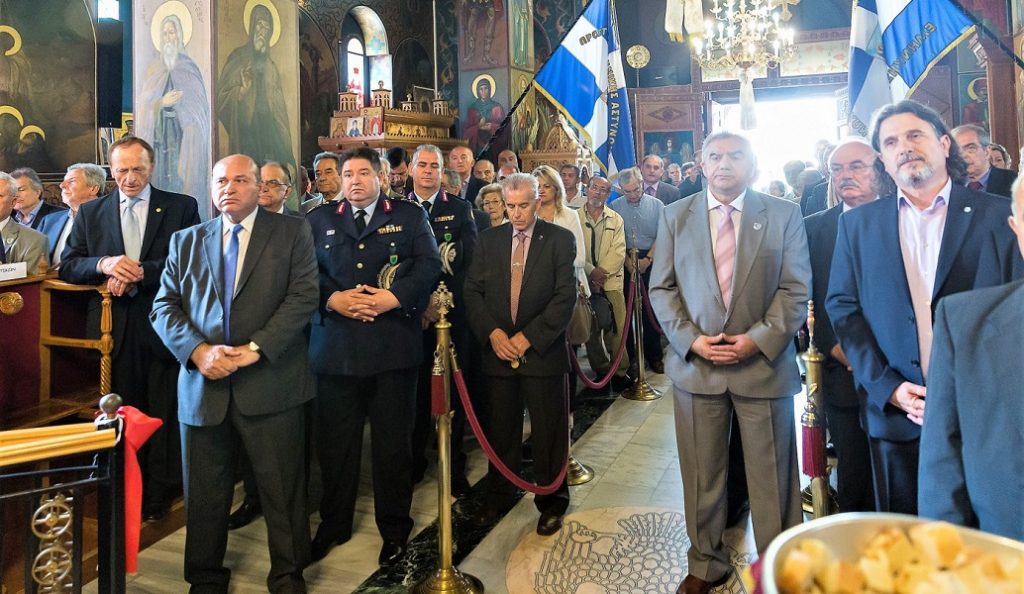 Ο Τζανέτος Φιλιππάκος στον εορτασμό της Αγίας Ειρήνης από τους Απόστρατους Αστυνομικούς Αθηνών