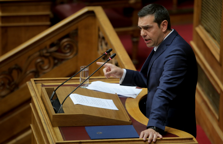 Ο Αλέξης Τσίπρας στη Βουλή για Novartis και Σκοπιανό