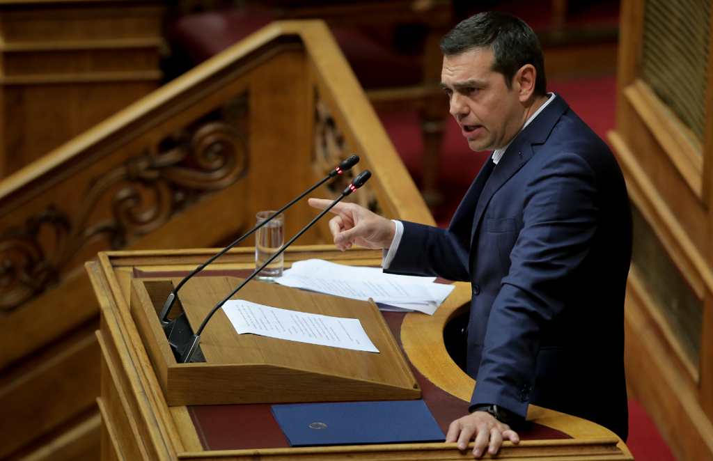 Ο Αλέξης Τσίπρας στη Βουλή για Novartis και Σκοπιανό