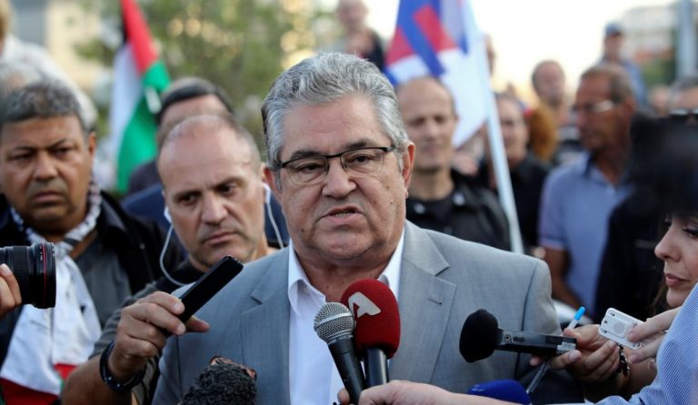 Κουτσούμπας: Καταγγέλλουμε τη νέα δολοφονική επίθεση στη Γάζα