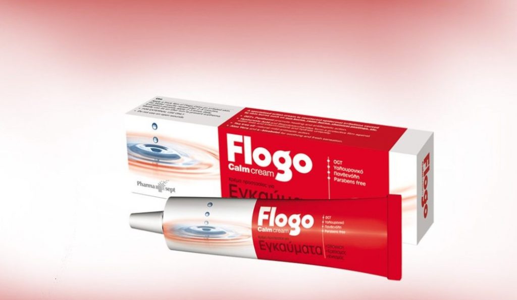 Flogo Calm Cream: Ανακουφίζει από ερεθισμούς και εγκαύματα