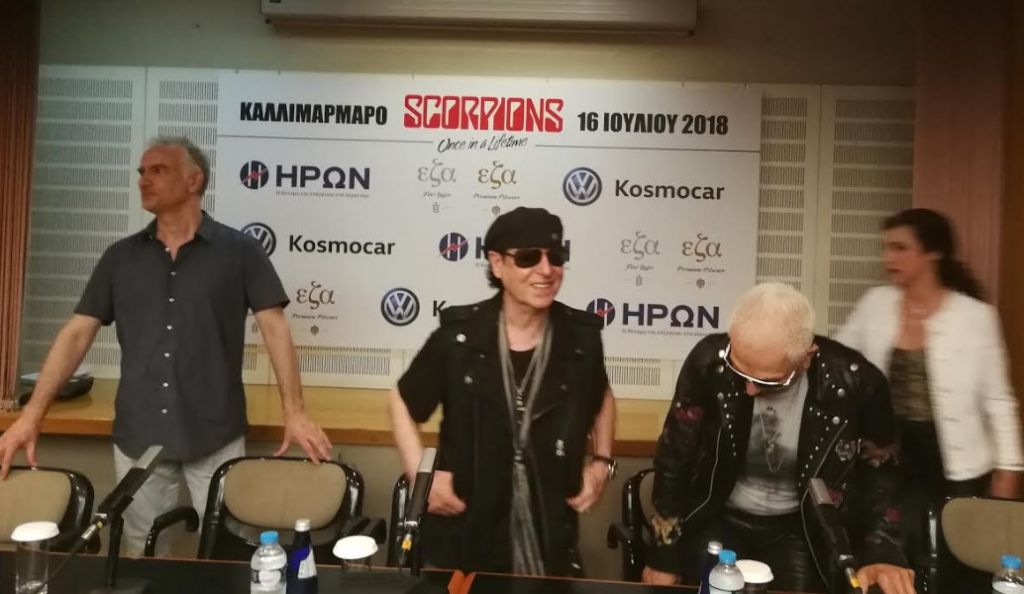 Φαντασμαγορικό σόου από τους Scorpions στην Ελλάδα