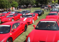 Οι Ferrari “έπνιξαν” το νησί της Κέρκυρας (vid)