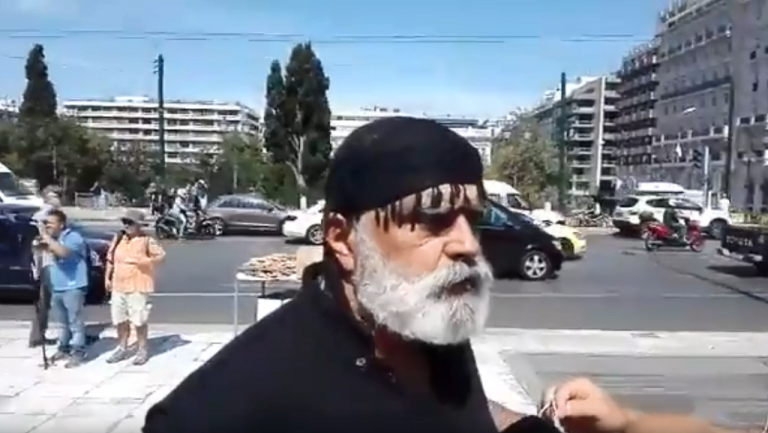 Συλλαλητήριο Μακεδονία: Ένας Κρητικός στην πλατεία Συντάγματος (vid)
