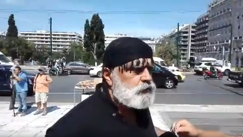 Συλλαλητήριο Μακεδονία: Ένας Κρητικός στην πλατεία Συντάγματος (vid)