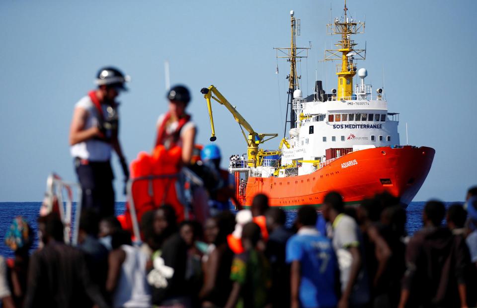 Ισπανία: Στη Βαλένθια μετανάστες που διασώθηκαν από το Aquarius