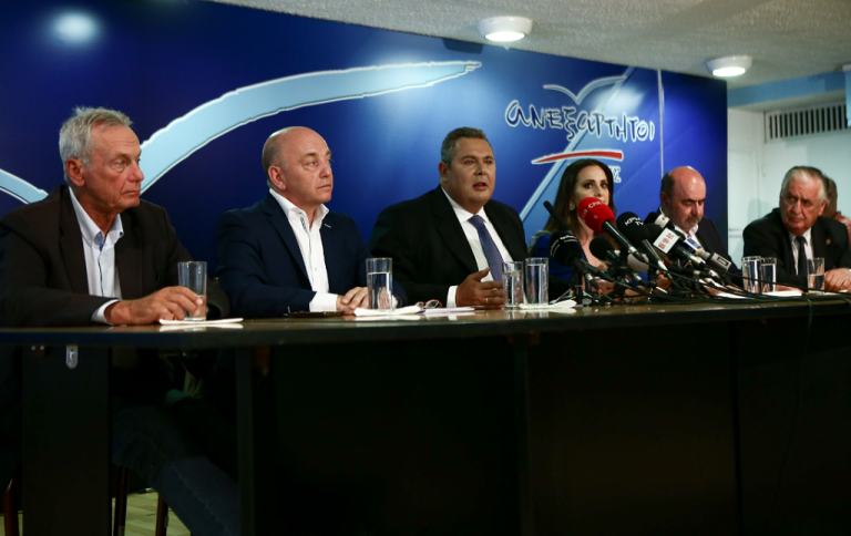 Καμμένος για Σκοπιανό: Δεν ψηφίζουμε τη συμφωνία – Θέμα κομματικής πειθαρχίας