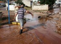 Μάνδρα: Νέες πλημμύρες από την κακοκαιρία (pics)