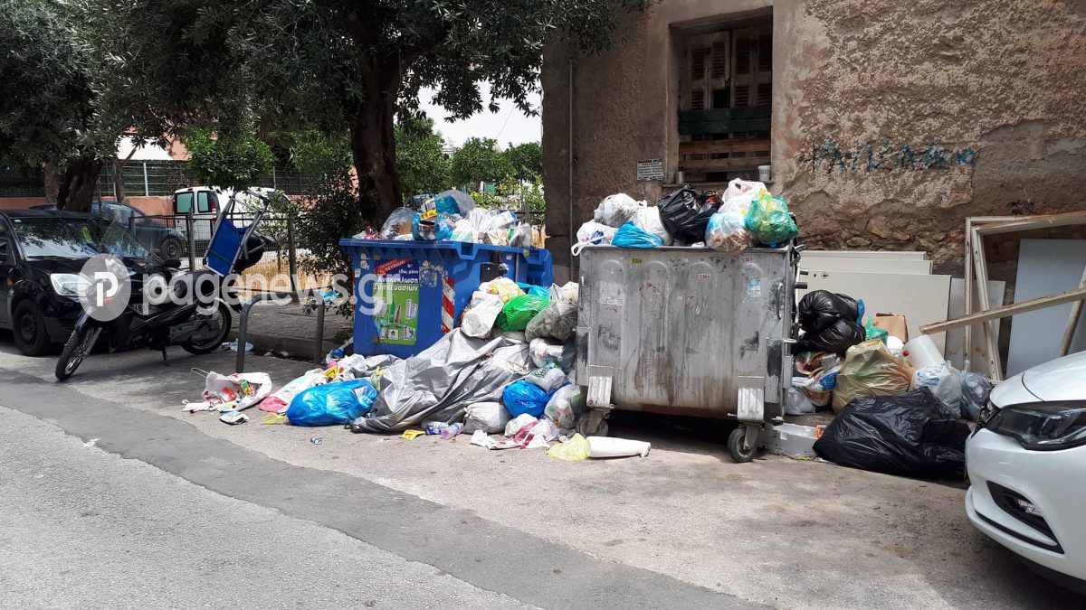 Λόφοι τα σκουπίδια στην Αττική – Πότε θα αποκατασταθεί το πρόβλημα (pics)