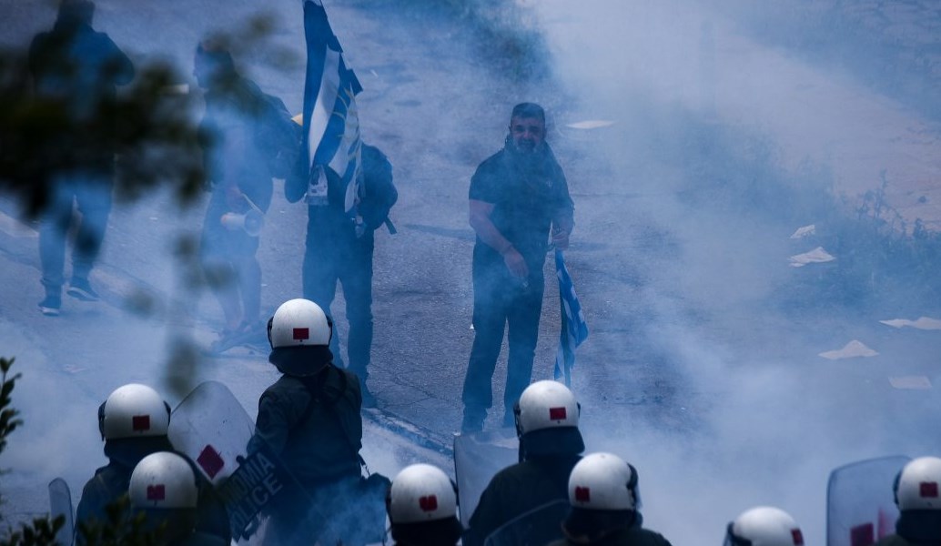 Πρέσπες συλλαλητήριο: Στους 14 οι τραυματίες από τα επεισόδια στο Πισοδέρι (pics&vid)