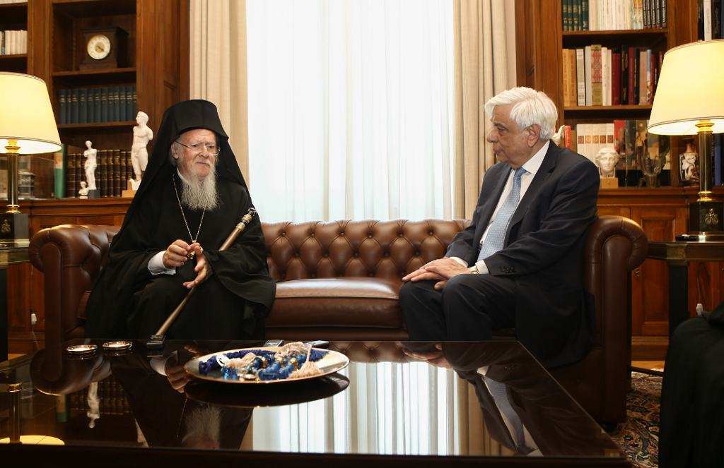 Ο Οικουμενικός Πατριάρχης στον Πρόεδρο της Δημοκρατίας (pic)