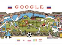 Μουντιάλ 2018: Το doodle της Google αφιερωμένο και πάλι στο Παγκόσμιο Κύπελλο Ποδοσφαίρου