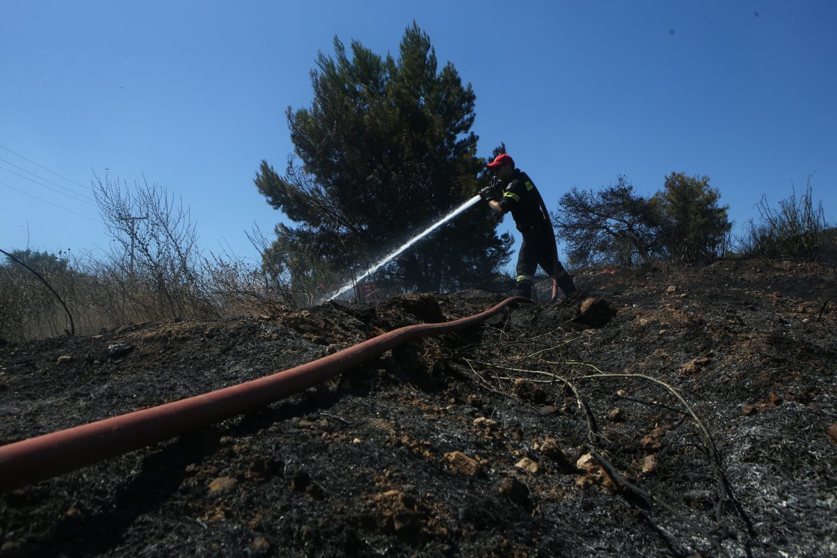 Φωτιά: Υπό μερικό έλεγχο η πυρκαγιά στα Χανιά