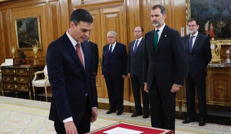 Ισπανία: Ορκίστηκε νέος πρωθυπουργός ο Πέδρο Σάντσεθ (pics&vid)