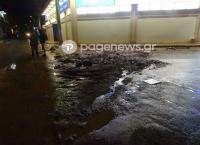 Μάνδρα: Χαμός από τις βροχοπτώσεις – Πλημμύρισαν σπίτια