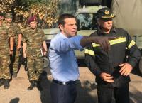 Η “κλεφτή” επίσκεψη Τσίπρα στο Μάτι μόνο για τα μάτια της ΕΡΤ