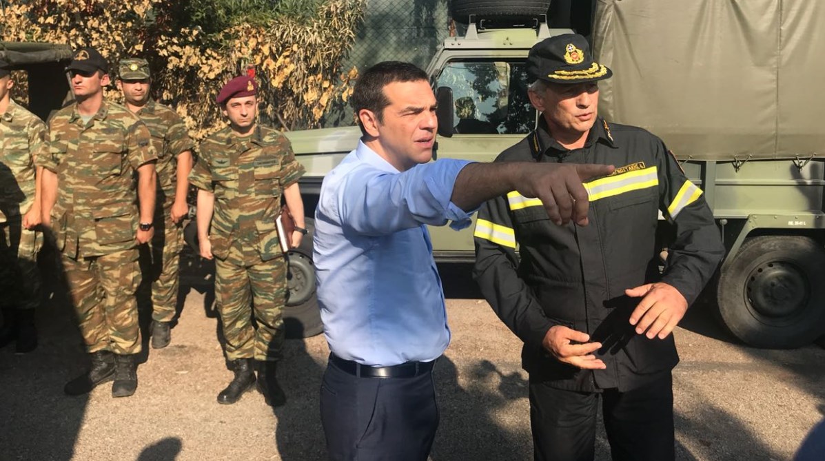 Η “κλεφτή” επίσκεψη Τσίπρα στο Μάτι μόνο για τα μάτια της ΕΡΤ