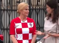 Μουντιάλ 2018: Έξαλλοι πανηγυρισμοί μαζί με την ομάδα από την πρόεδρο της Κροατίας (vid)