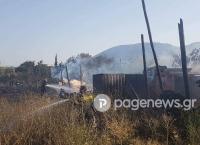 Υπό έλεγχο η φωτιά στο Γέρακα (pics)
