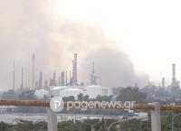 Φωτιά τώρα κοντά στα διυλιστήρια της Κορίνθου