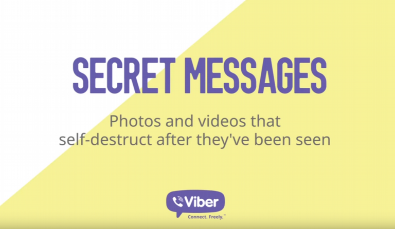 Νέα features στο Viber – Secret Messages και Instant video (videos)