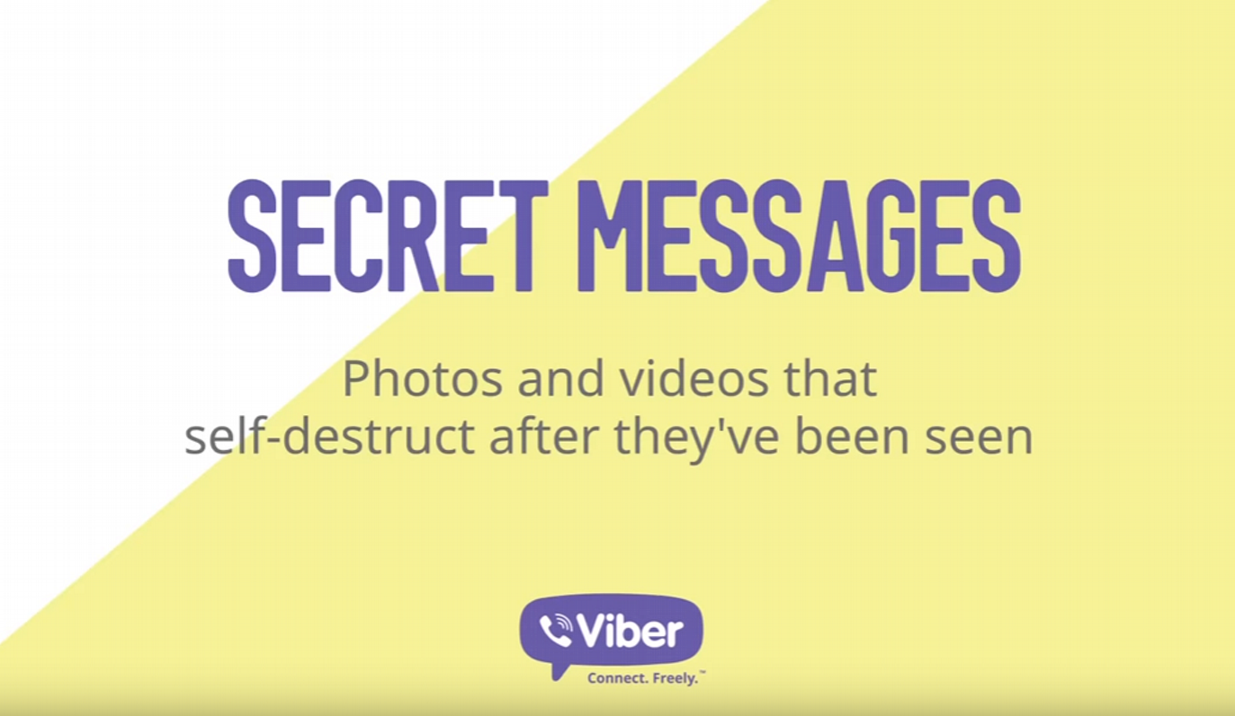Νέα features στο Viber – Secret Messages και Instant video (videos)