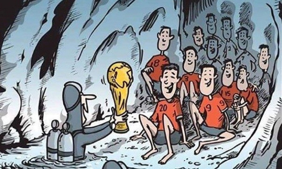 Μουντιάλ 2018: Η FIFA στέλνει στον τελικό τα παιδιά που εγκλωβίστηκαν στην Ταϊλάνδη