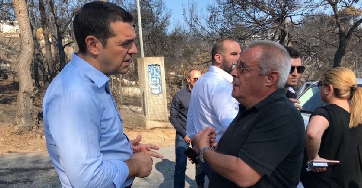 Επίσκεψη Αλέξη Τσίπρα στο Μάτι