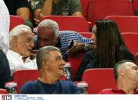 Ολυμπιακός – Λουκέρνη: Στις κερκίδες ο Άκης Τσοχατζόπουλος (pics)
