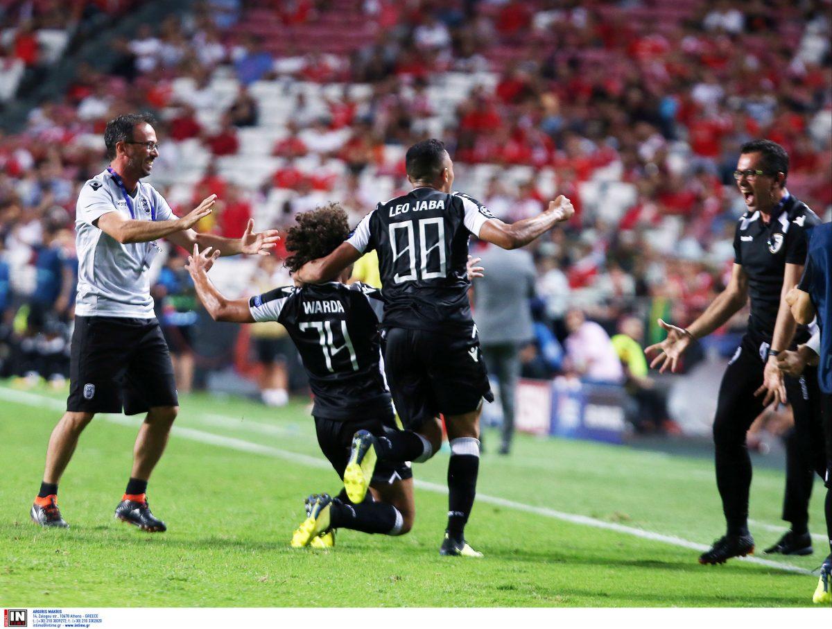 Champions League: Ακουμπά στ΄ αστέρια ο ΠΑΟΚ – Πήρε 1-1 από την Μπενφίκα