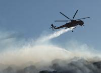 Φωτιά Μάτι : Έμεινε από καύσιμα το πρώτο ελικόπτερο που έφτασε στην περιοχή