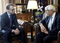 Παυλόπουλος σε Βάιντμαν: Οι εταίροι να στηρίξουν την αναπτυξιακή πορεία της χώρας