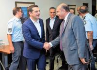 Αλέξης Τσίπρας – Τζανέτος Φιλιππάκος: Τετ α τετ στο Υπουργείο Προστασίας του Πολίτη