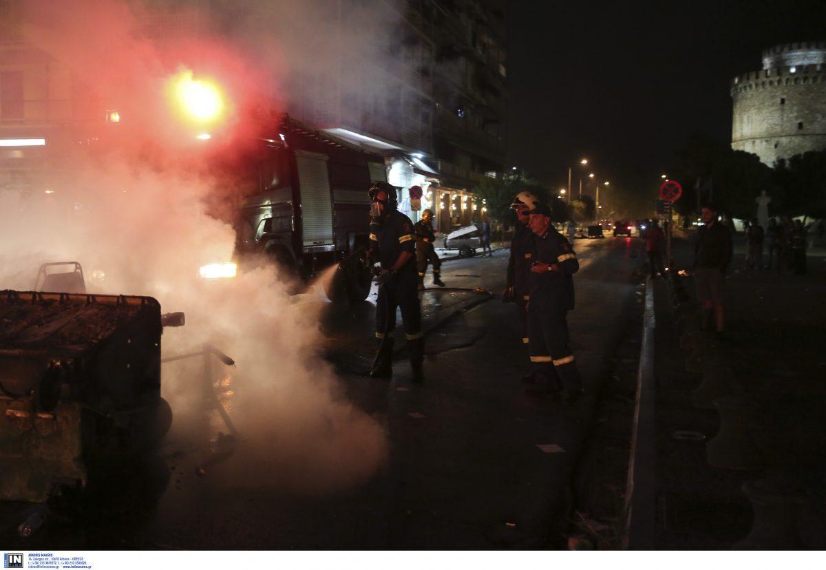 Θεσσαλονίκη: Συλλήψεις και εκτεταμένες ζημιές για τη Συμφωνία των Πρεσπών