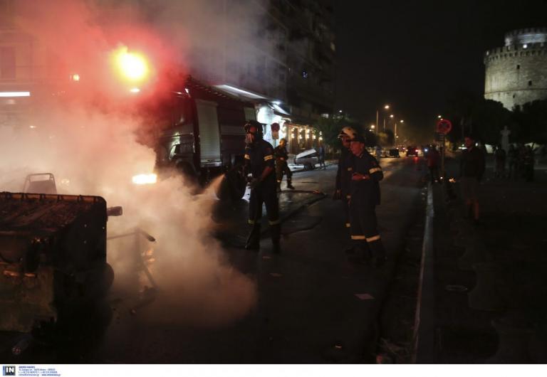 Θεσσαλονίκη: Συλλήψεις και εκτεταμένες ζημιές για τη Συμφωνία των Πρεσπών