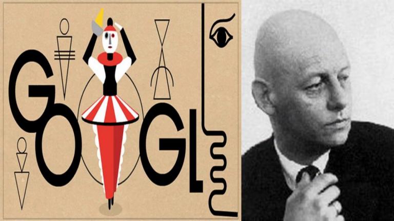 OSKAR SCHLEMMER: Αφιέρωμα στο Τριαδικό μπαλέτο στο Google Doodle