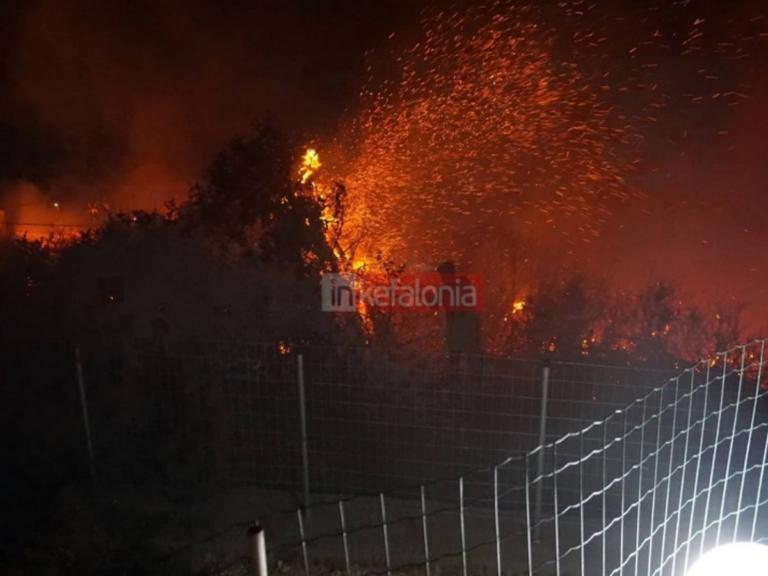 ΚΕΦΑΛΟΝΙΑ: Τέσσερα ενεργά πύρινα μέτωπα στο νησί