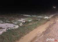 Αρκαδία: Στα “λευκά” από το χαλάζι – Καταστράφηκαν καλλιέργειες (pics)