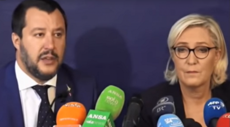 Σαλβίνι – Λεπέν: Κοινό μέτωπο κατά της Ευρωπαϊκής Ένωσης